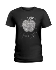 Teacher Life Pattern Print Ladies T-Shirt tile