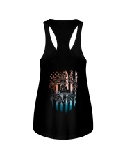 I am a flip flop and camping Ladies Flowy Tank tile