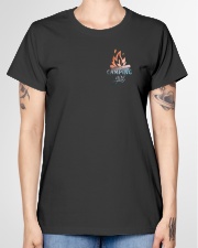 I am a flip flop and camping Ladies T-Shirt garment-tshirt-ladies-front-01