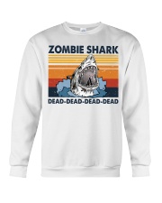 Zombie shark Crewneck Sweatshirt tile
