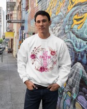 Let your faith be bigger than your fear Crewneck Sweatshirt lifestyle-unisex-sweatshirt-front-2