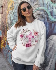 Let your faith be bigger than your fear Crewneck Sweatshirt lifestyle-unisex-sweatshirt-front-3