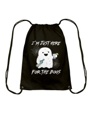 I'm just here for the boos Drawstring Bag tile