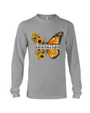 Teacher teach love inspire Long Sleeve Tee tile