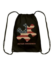 American puzzle Drawstring Bag tile