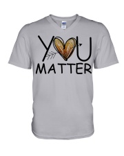 You matter V-Neck T-Shirt tile