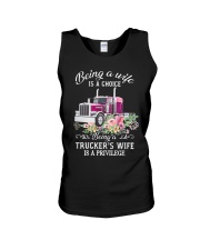 Being a wife is a choice Unisex Tank tile