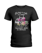 Being a wife is a choice Ladies T-Shirt tile