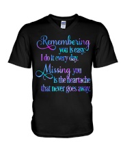 Remembering you V-Neck T-Shirt tile