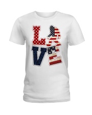 Love America Ladies T-Shirt tile