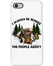 I wanna be where the people aren't Phone Case tile