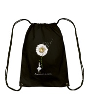 Never Give Up Drawstring Bag tile