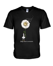 Never Give Up V-Neck T-Shirt tile