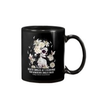 Death Smiles At Every One Mug tile