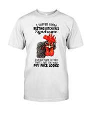 Resting face Classic T-Shirt front