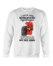 Resting face Crewneck Sweatshirt tile