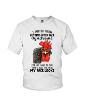 Resting face Youth T-Shirt tile