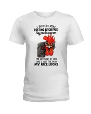 Resting face Ladies T-Shirt tile