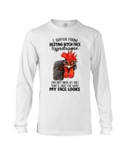Resting face Long Sleeve Tee tile