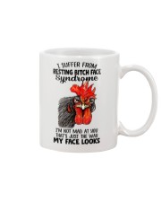 Resting face Mug tile