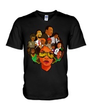 African V-Neck T-Shirt tile