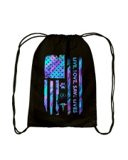 Live Love Save Lives Drawstring Bag tile