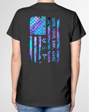 Live Love Save Lives Ladies T-Shirt garment-tshirt-ladies-back-01