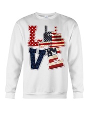 Love America Crewneck Sweatshirt front