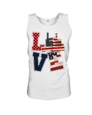 Love America Unisex Tank tile