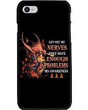 Get off my nerves Phone Case tile