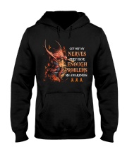Get off my nerves Hooded Sweatshirt tile