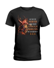 Get off my nerves Ladies T-Shirt tile