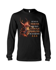 Get off my nerves Long Sleeve Tee tile