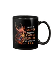 Get off my nerves Mug tile