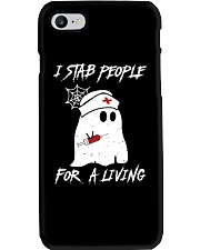 I stab people for a living Phone Case tile