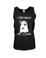 I stab people for a living Unisex Tank tile