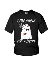 I stab people for a living Youth T-Shirt tile