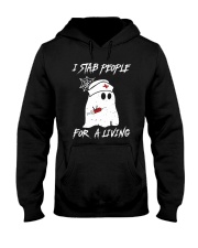 I stab people for a living Hooded Sweatshirt tile
