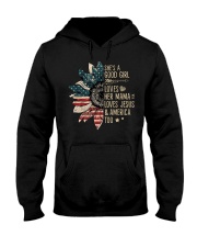 She's a good girl loves her mama Hooded Sweatshirt tile