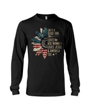 She's a good girl loves her mama Long Sleeve Tee tile