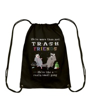 We are more than just trash friends Drawstring Bag tile