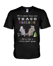 We are more than just trash friends V-Neck T-Shirt tile