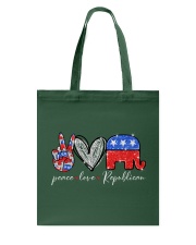 Peace love republican - Printed apparels Tote Bag tile