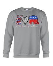 Peace love republican - Printed apparels Crewneck Sweatshirt tile