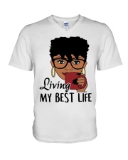 African V-Neck T-Shirt tile