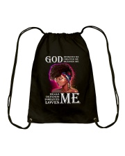 BLACK WOMAN - LIMITED EDITION Drawstring Bag tile