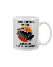 What happens on the pontoon Mug tile