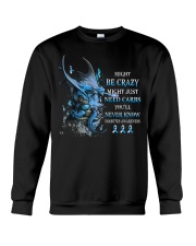 Might be crazy Crewneck Sweatshirt tile