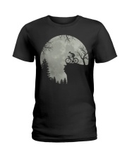 Cycling Moon Ladies T-Shirt tile