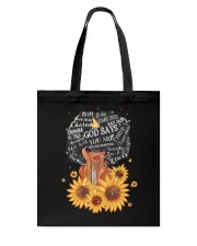 God says you are Tote Bag tile